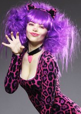 Womens Purple Cheshire Cat