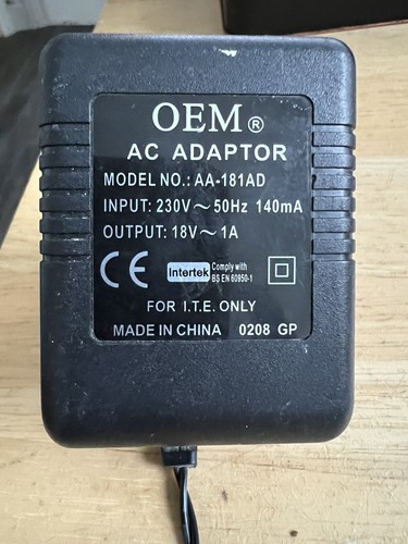 Oem adaptor model - -, ac