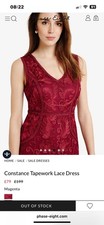 Phase Eight Red Tapework Dress
