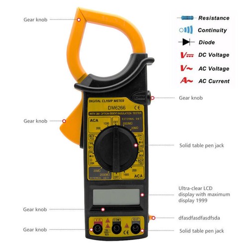 Dm6266 digital multimeter - dm6266,