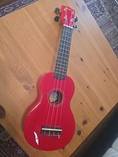 Mahalo U30/RD NUBONE 20.5" Soprano Red Ukulele GWO FC Preowned Good Condition