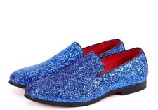 Mens Sequins Shiny Shoes
