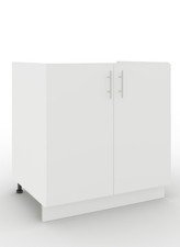 JD Greta Adjustable Kitchen Sink Unit 800mm Storage Cabinet – White Matt