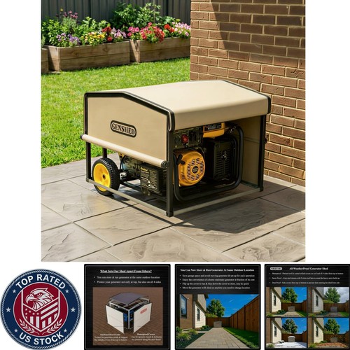 Luxury generator shed with - generator,