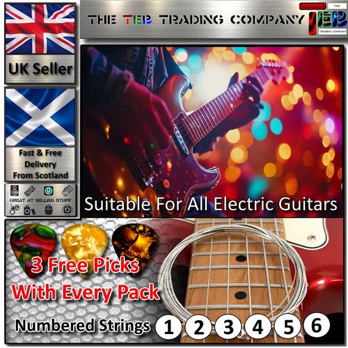 Electric guitar strings - guitar, set