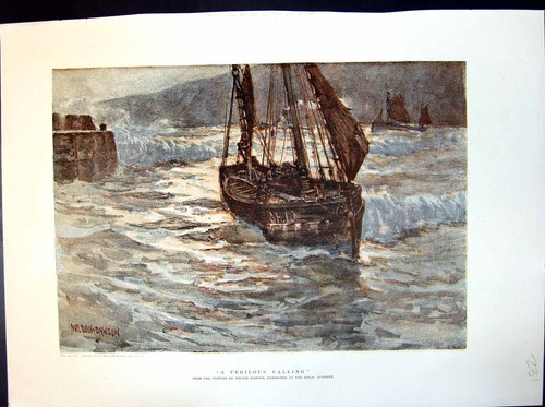 Antique print nelson dawson - antique,