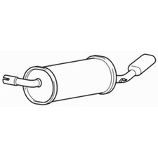 Rear Exhaust Silencer Back Box