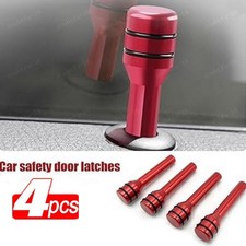 4Pcs Red Aluminum Alloy Auto