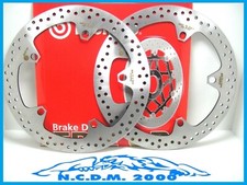 Pair 2 Front Brake Discs