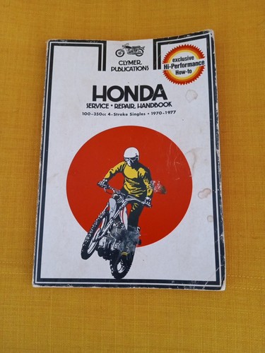 Honda service repair handbook - service,