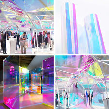 Dichroic colour changing chameleon rainbow self adhesive, coloured window film