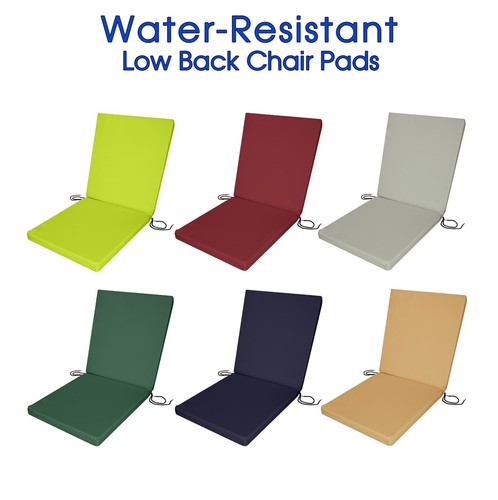 Water resistant low back chair - water-resistant,
