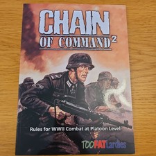 28mm Wargames, CHAIN OF COMMAND 2 RULEBOOK - TOO FAT Lardies - Unused. Historic