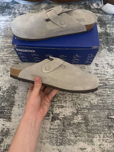 Birkenstock boston grey - boston,