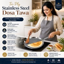 Triply crepe pan dosa tawa - crepe,