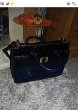 Beautiful Navy Patent Bag