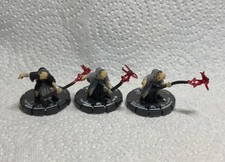 3 Fear Priest Set Omens Mage Knight Wizkids Pathfinder RPG Clix 2005 Miniatures