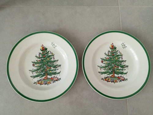 Spode christmas tree - tree, dinner