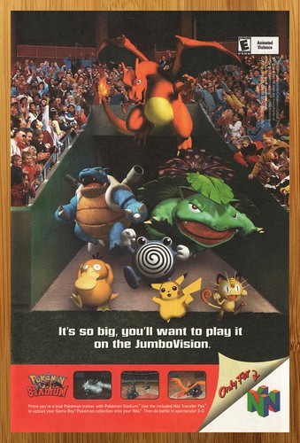 2000 pokemon stadium n64 - stadium,