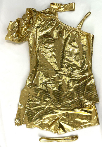 Nwt james bond girl - girl,, gold