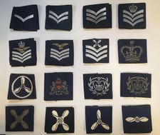 Genuine British Royal Air Force Cadets RAF ATC Rank Slides 1 Pair  NCO/WO 
