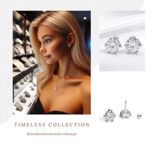 Exquisite 2ct/4ct/6ct Screw Back Earrings Diamond TestCertified Lab-grown VVS1/D