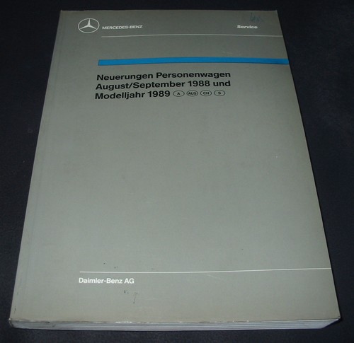 Werkstatthandbuch mercedes - mercedes, w