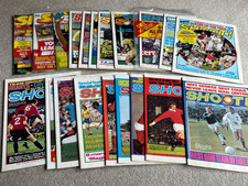 20 1971 to 1993 Shoot magazines, UK Football weekly in excellent condition