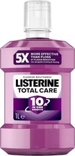Listerine Total Care Clean Mint 1L Mouthwash Flouride For Oral Care & Bad Breath