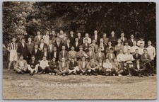 LOCHGOILHEAD YMCA Camp Group RP Postcard by Buchanan & Armour