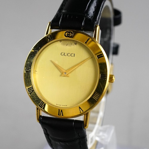 Gucci men watch 3000m gold - men's,