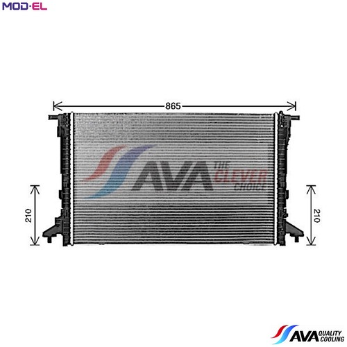 Radiator engine cooling ai2441 - radiator,