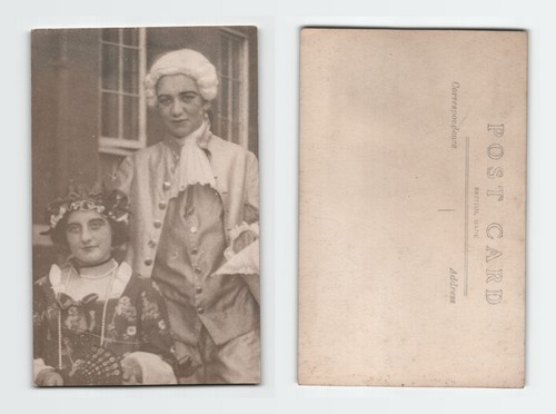 Vintage rppc postcard - rppc, people