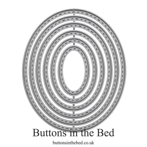 Nesting stitched oval metal - nesting,