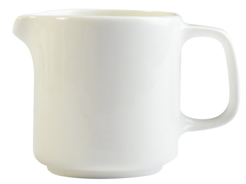 Milk jug white porcelain orion - white,