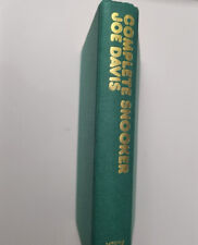 Extremely Rare! Complete Snooker by Joe Davis Hardback Book