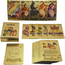 55Pcs New Pokemon Card Metal