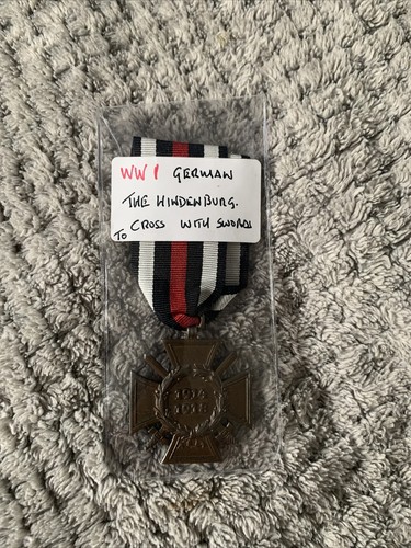 Ww1 german hindenburg cross - ww1,