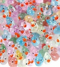 20 glitter ducks Charms Cabochan Charms