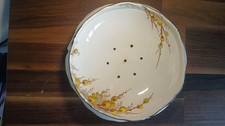 1930's Art Deco Crown Ducal Berry Strainer/Draining Bowl - Pussywillow 3750