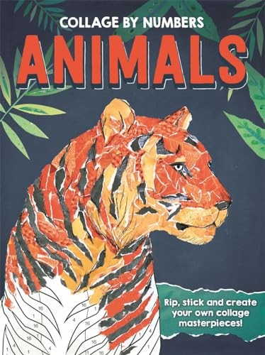 Collage numbers animals - numbers:,