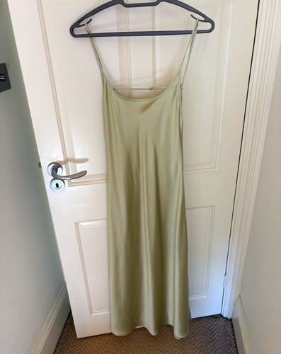 Zara lime green open back - zara,
