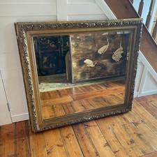 Large Antique Gilt Mantle