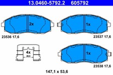 ATE 13.0460-5792.2 Brake Pad Set, disc brake for HYUNDAI