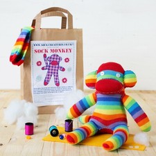Create your own Sock Monkey: DIY craft kit  for endless fun!