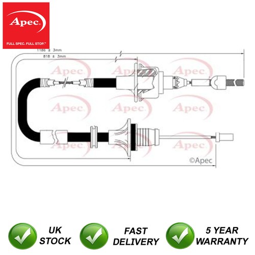Clutch cable apec - clutch, fits