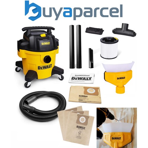 Dewalt wet dry vacuum - +, dust