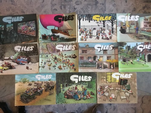 Various giles cartoon books - various,