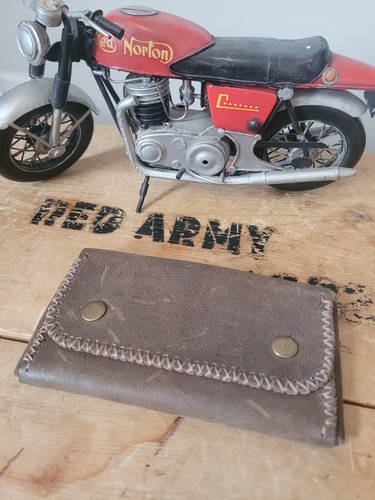 Handmade biker belt pouch - handmade,