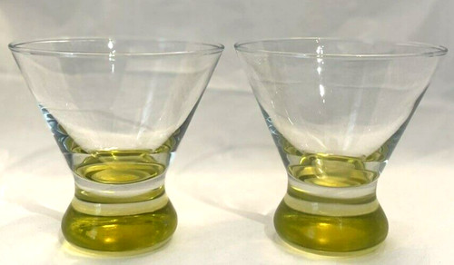 Vtg martini cocktail glasses - martini,